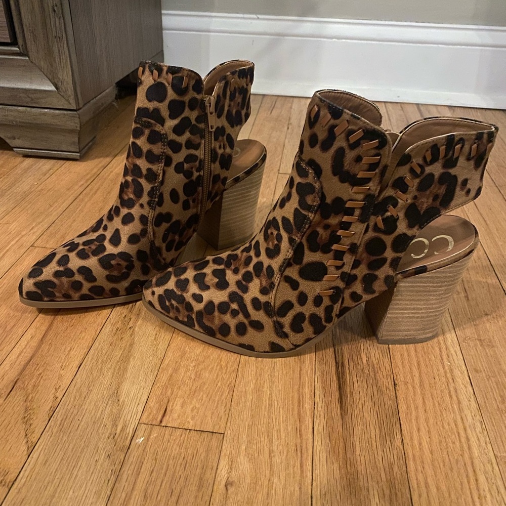 Cheetah Ankle Booties